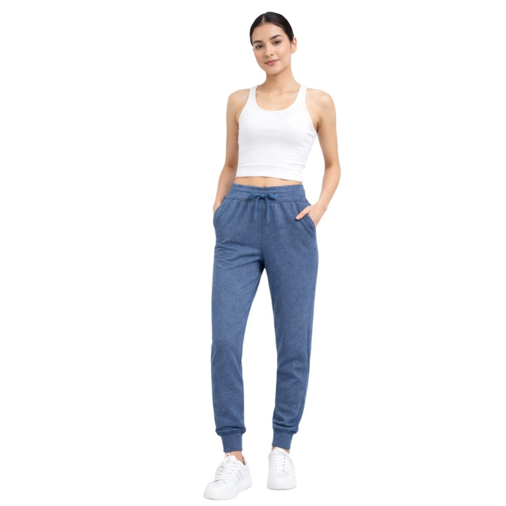 NWT 32 Degrees Cool Joggers Heathered Blue Size XS